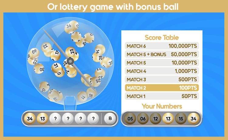Lottery Numbers - HTML5 Game - 2
