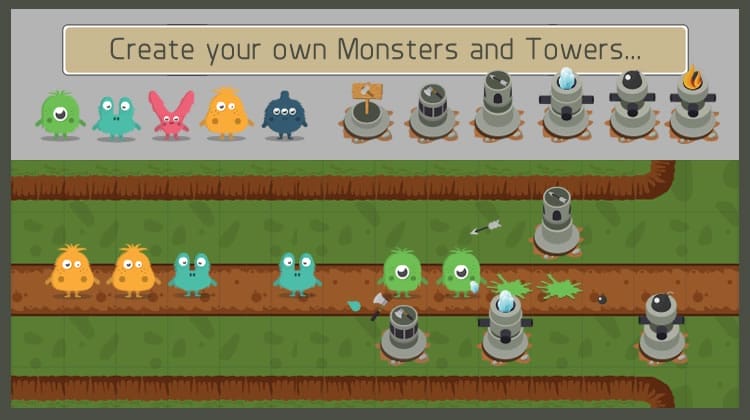 Monster Rush (Tower Defense) - HTML5 Game - 1
