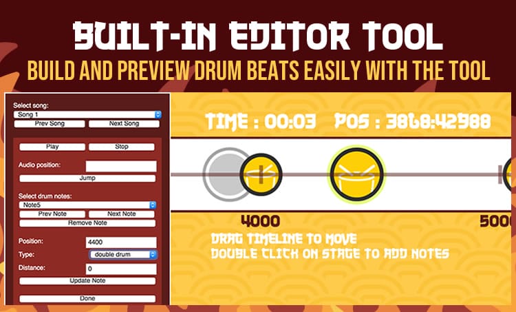Drum Beats - HTML5 Game - 1
