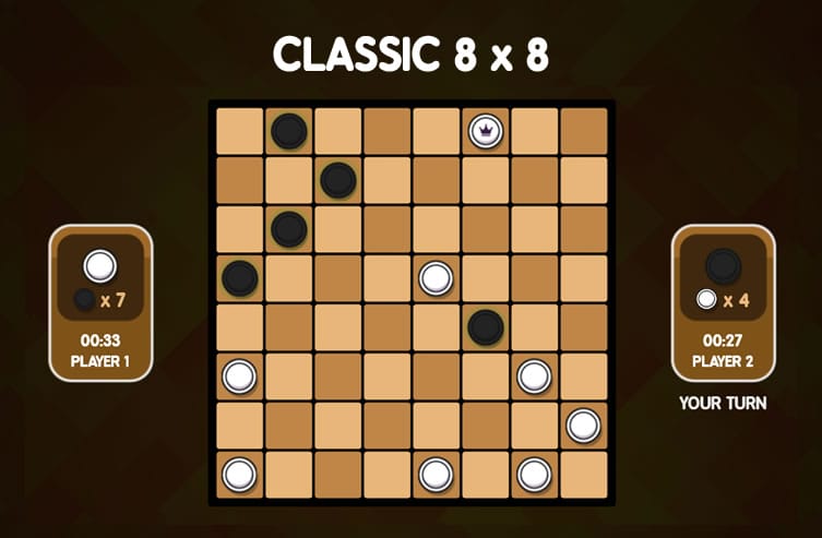Play Checkers - HTML5 Game - 1