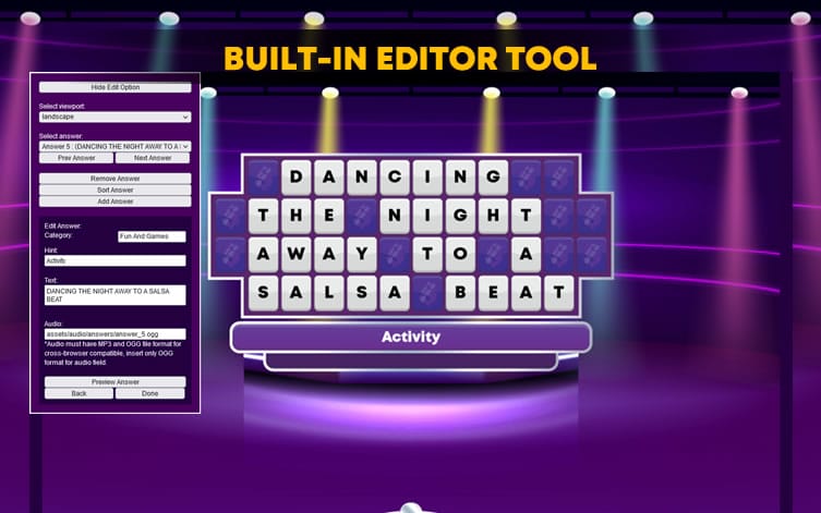 Wheel Of Fortune Quiz - HTML5 Game - 4