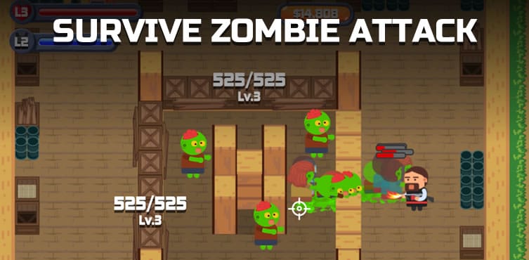 Zombie Attack - HTML5 Game
