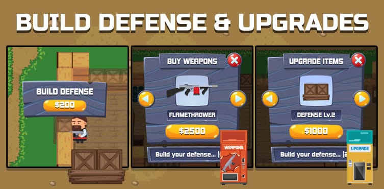 Zombie Attack - HTML5 Game
