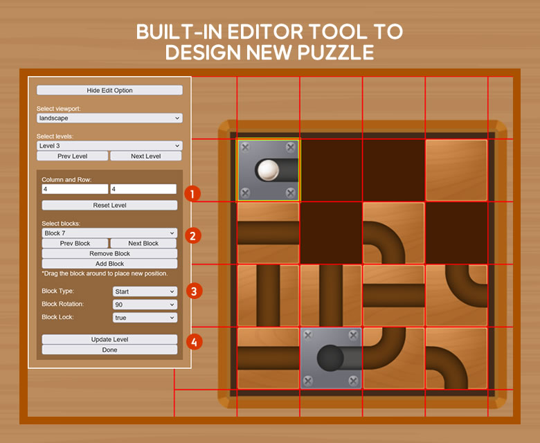 Slide & Roll - HTML5 Game