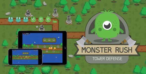 Monster Rush (Tower Defense) - HTML5 Game - Image 2