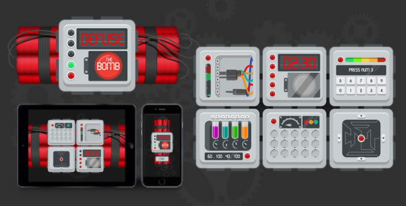 Defuse the Bomb - HTML5 Game - Image 2