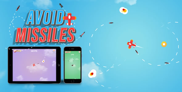 Avoid Missiles - HTML5 Game - Image 2