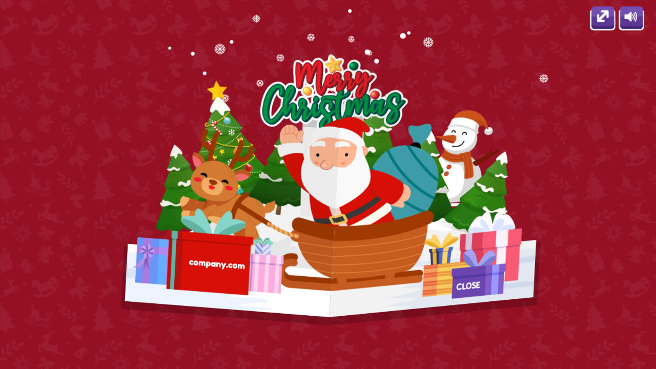 Merry Christmas (Pop Up Card) HTML5 Canvas - Image 5