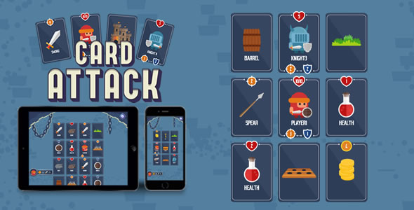 Card Attack - HTML5 Game - Image 2