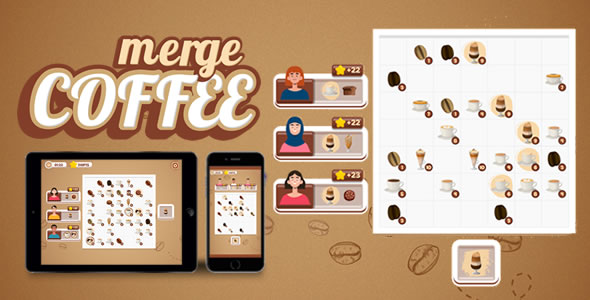 Merge Coffee - HTML5 Game - Image 2