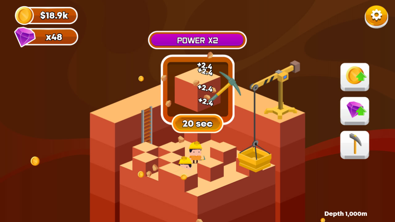 Dig Dig Clicker - HTML5 Game - Image 5