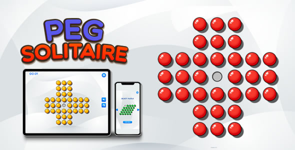 Peg Solitaire - HTML5 Game - Image 2